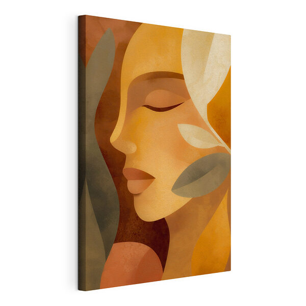 Zachte tinten van serene schoonheid Canvas Schilderijen Zachte tinten van serene schoonheid