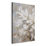 Canvas Schilderijen Schilderij van witte bloemen