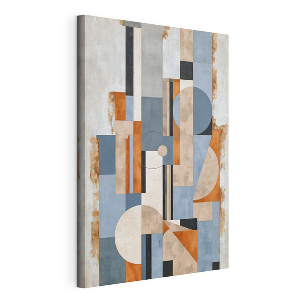 Canvas Schilderijen Schilderij met een geometrisch patroon
