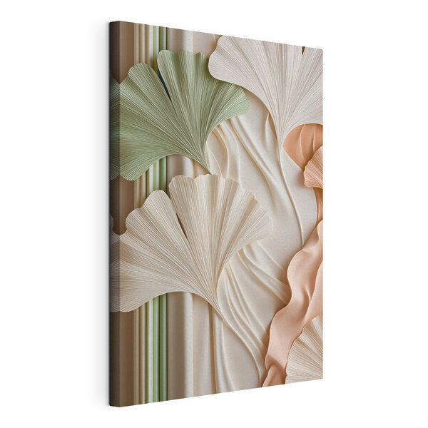 Canvas Schilderijen Natuurlijke elegantie in zachte kleuren