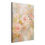 Canvas Schilderijen Schilderij van roze rozen