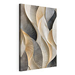 Canvas Schilderijen Golven van elegant papierontwerp