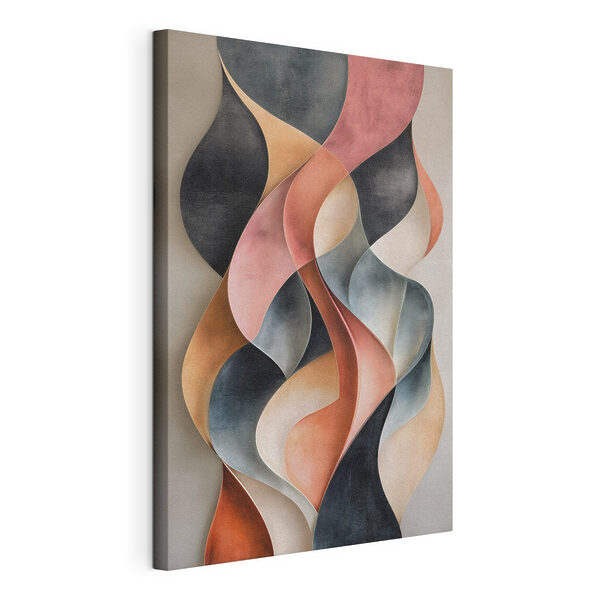 Canvas Schilderijen Kleurrijk kunstwerk van papier