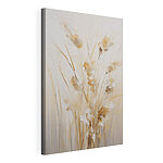 Canvas Schilderijen Schilderij van bloemen in een vaas