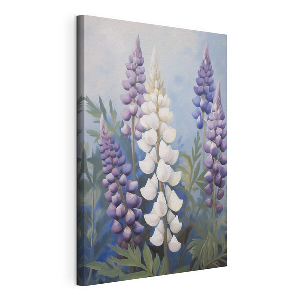 Canvas Schilderijen Prachtige bloemen in zachte kleuren