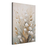 Canvas Schilderijen Schilderij van bloemen en bladeren