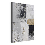 Canvas Schilderijen Wit en zwart schilderij