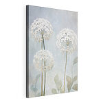 Canvas Schilderijen Groep witte bloemen