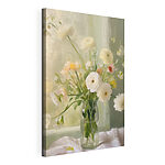 Canvas Schilderijen Vaas met bloemen
