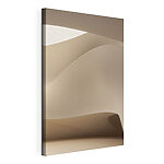 Canvas Schilderijen Wit papier met een afgeronde rand