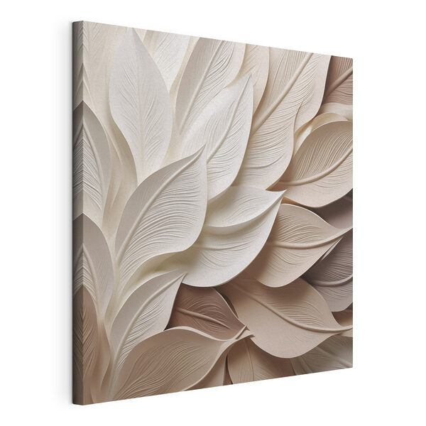 Elegante lagen van zachte texturen Canvas Schilderijen Elegante lagen van zachte texturen