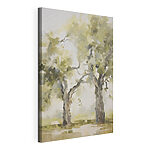 Canvas Schilderijen Schilderij van twee bomen