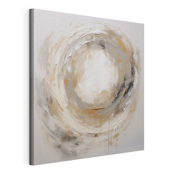 Schilderij van een cirkel Canvas Schilderijen Schilderij van een cirkel