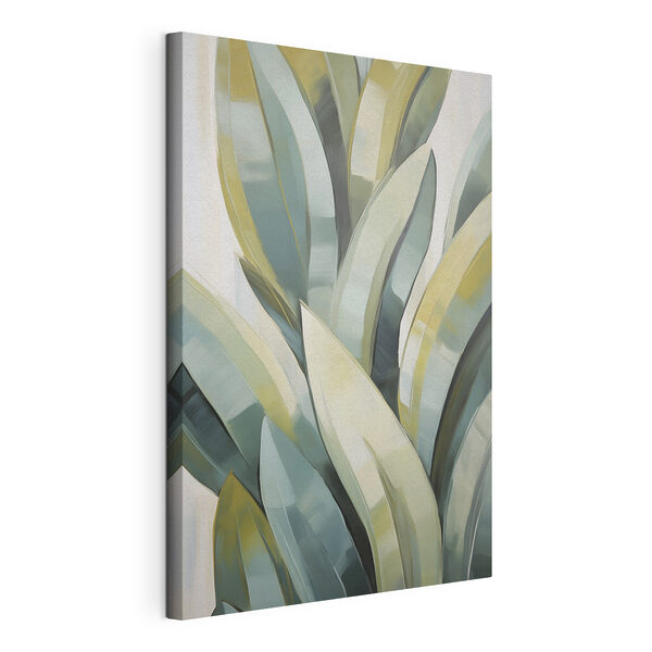 Levendig blad in rustgevende tinten Canvas Schilderijen Levendig blad in rustgevende tinten