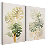 Modulaire canvasprint Schilderij van een plant