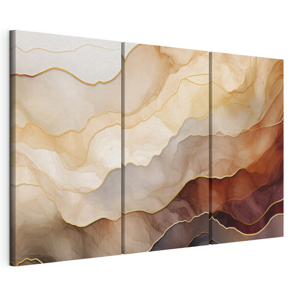 Verzameling kunstwerken Modulaire canvasprint Verzameling kunstwerken