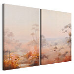 Modulaire canvasprint Landschapsschilderij