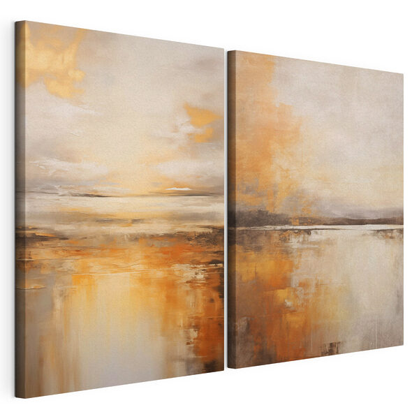 Landschapsschilderij Modulaire canvasprint Landschapsschilderij