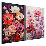 Modulaire canvasprint Bloemencollage