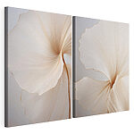Modulaire canvasprint Zachte, vloeiende lijnen die de schoonheid van de natuur weerspiegelen
