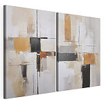 Modulaire canvasprint Schilderen in verschillende kleuren