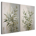 Modulaire canvasprint Schilderij van een plant