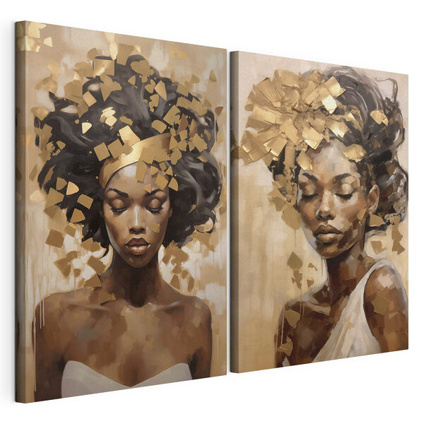 Uitingen van schoonheid en elegantie Modulaire canvasprint Uitingen van schoonheid en elegantie