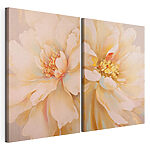 Modulaire canvasprint Schilderij van een bloem
