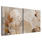 Modulaire canvasprint Een abstracte kunstcompositie geïnspireerd door de natuur