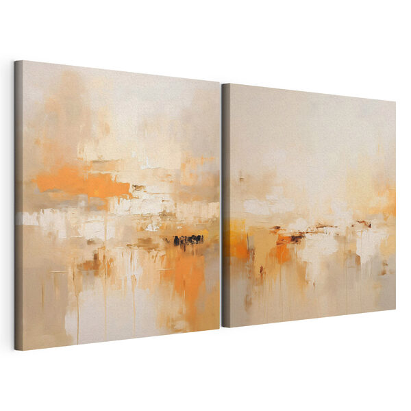Landschapsschilderij Modulaire canvasprint Landschapsschilderij