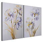 Modulaire canvasprint Elegante irissen in zachte tinten