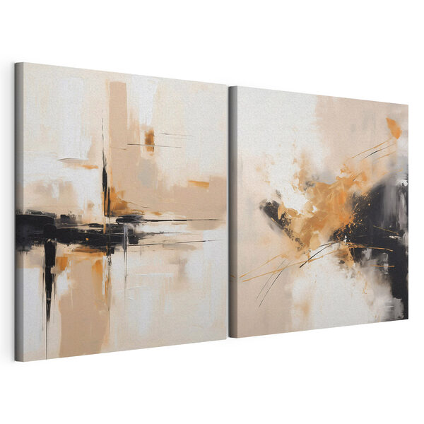 Schilderij van een vogel Modulaire canvasprint Schilderij van een vogel