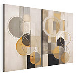 Modulaire canvasprint Twee kunstwerken