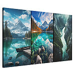 Modulaire canvasprint Collage van verschillende landschappen