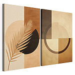 Modulaire canvasprint Twee kunstwerken