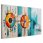 Modulaire canvasprint Drie kunstwerken