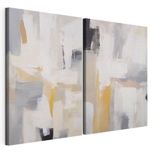 Twee kunstwerken Modulaire canvasprint Twee kunstwerken