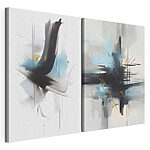 Modulaire canvasprint Twee kunstwerken