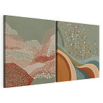 Modulaire canvasprint Twee landschapsschilderijen