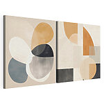 Modulaire canvasprint Twee kunstwerken