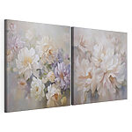 Modulaire canvasprint Schilderij van bloemen op doek