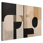 Modulaire canvasprint Twee kunstwerken