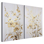 Modulaire canvasprint Elegante bloemstuk in zachte tinten