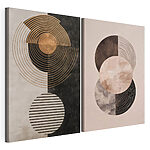 Modulaire canvasprint Twee kunstwerken