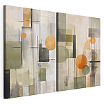 Modulaire canvasprint Twee kunstwerken
