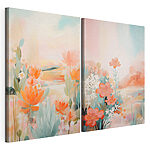 Modulaire canvasprint Schilderijen van bloemen en planten