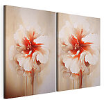 Modulaire canvasprint Schilderij van een bloem