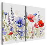 Modulaire canvasprint Schilderijen van bloemen en planten