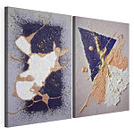 Modulaire canvasprint Abstracte vormen in levendige kleuren