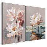 Modulaire canvasprint Bloemencollage